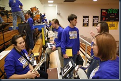 pep band set up 002