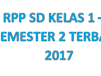 DOWNLOAD RPP SD KELAS 1-6 SEMESTER 2 TERBARU 2017 GRATIS