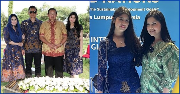 8 Potret Annisa Pohan dan Putri Semata Wayangnya Saat Ziarah ke Makam Ani Yudhoyono, Sama-Sama Cantik bak Anak Kembar