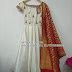 Off White Salwar with Brocade Duppatta