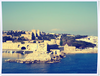 Rhodes, Grèce, colosse de Rhodes, chevaliers, unesco, mer égée