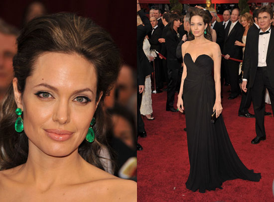 angelina jolie in red carpet 2010  