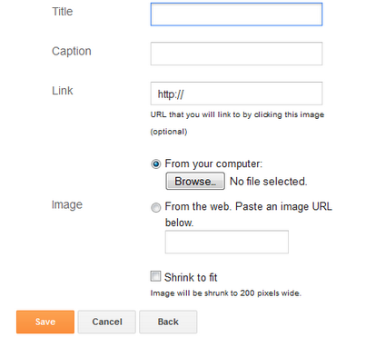 How to Add Images to Blogger Sidebar