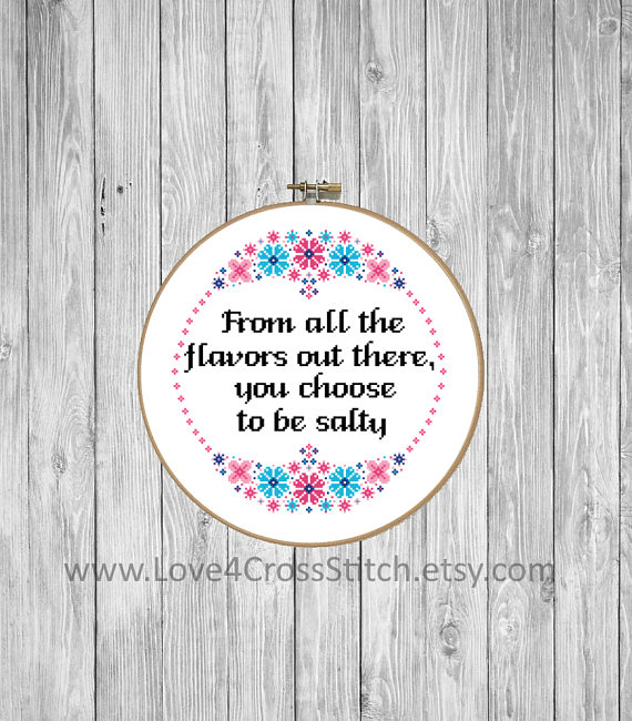 salty cross stitch