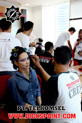 face painting jakarta telkomsel