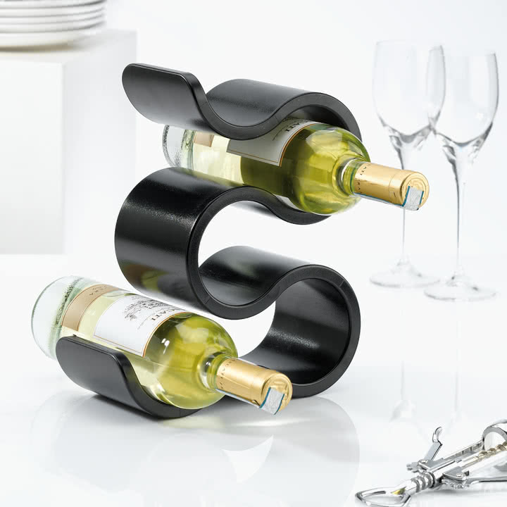 wine rack in home decor