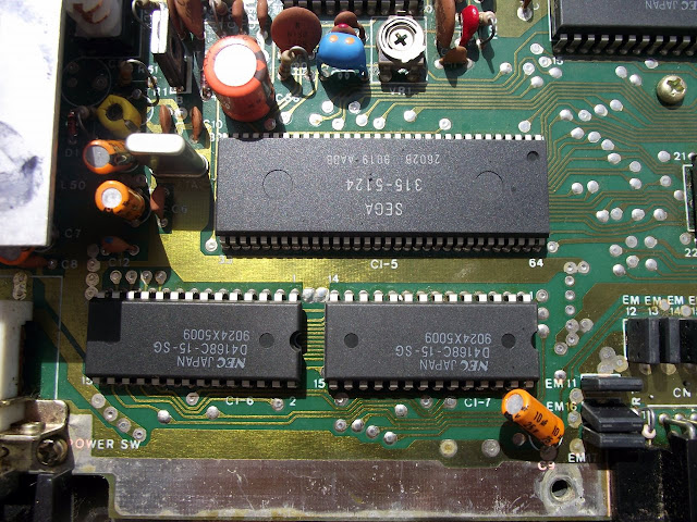 VDP 315-5124 na placa do Master System TecToy