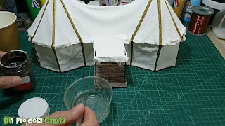 How to Build Realistic Diorama Medieval Military Tent