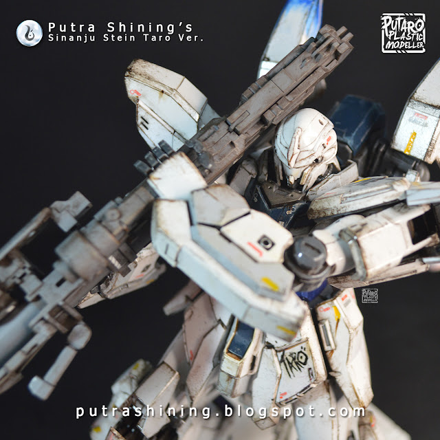 My version of MG Sinanju Stein Ver.Ka | Customize Painting Weathering | The Making by Putra Shining