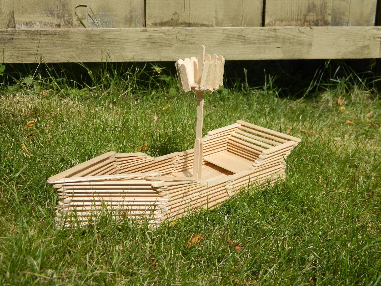 One Of A Kind Artz: The Popsicle Stick Boat