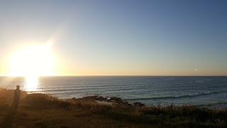 Sun Setting at the Night Surf 2017 Fistral beach