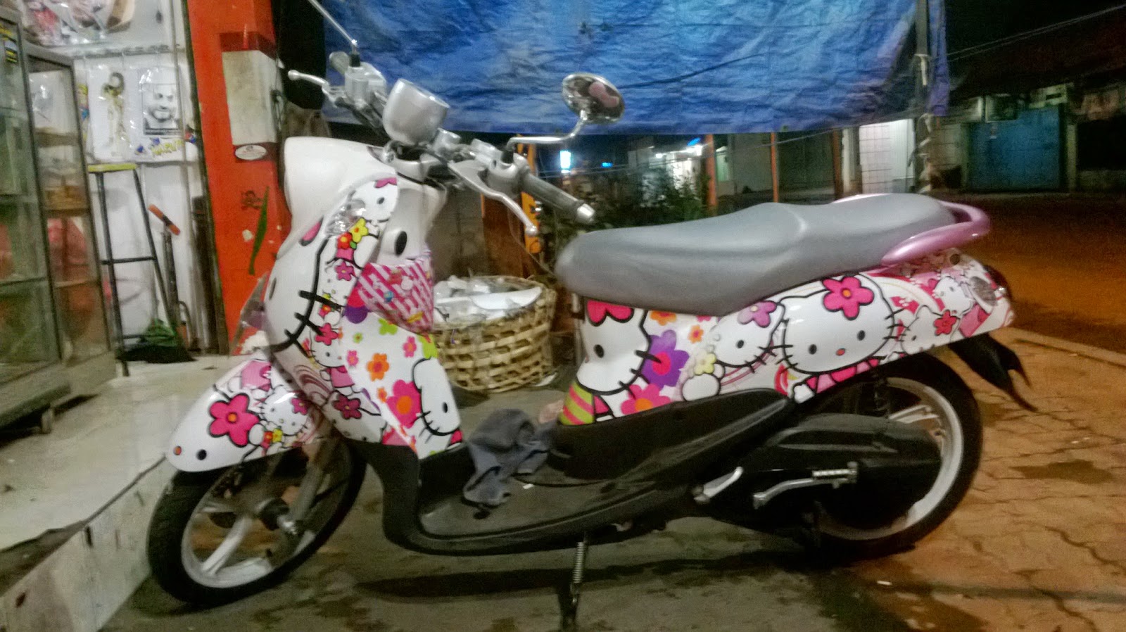 PULAU BIRU STICKER Full Body Printing Fino Hello Kitty