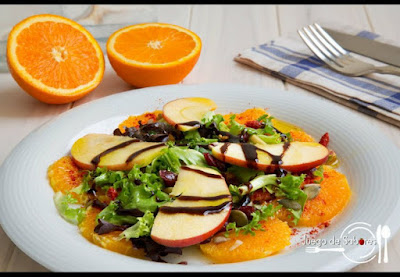 ensalada de naranja