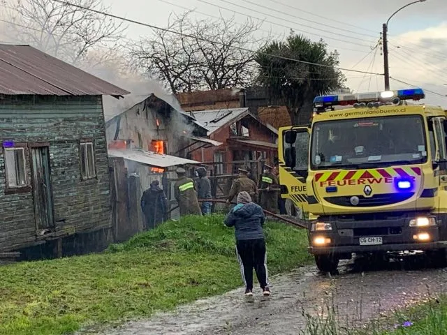 Incendio en Río Bueno