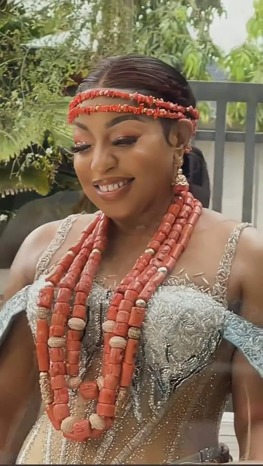 Igbo Amaka: Pictures from actress Rita Dominic's traditional marriage, She is indeed a beautiful bride