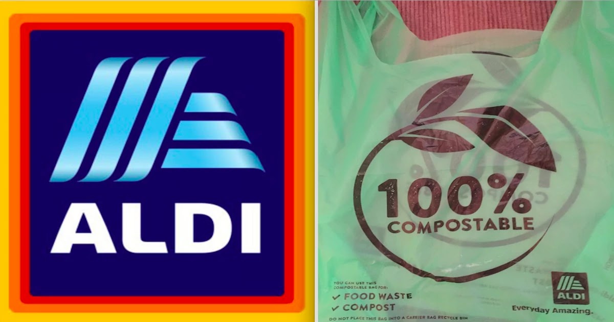 Aldi In Ireland Replaces All Its Plastic Bags With Compostable Biodegradable Bags