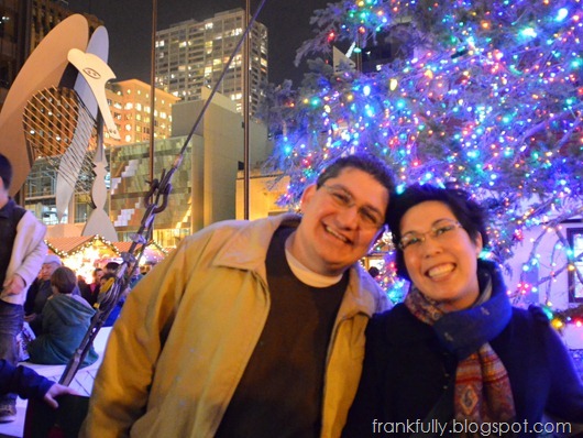 at Christkindlmarket in Daley Plaza, Chicago