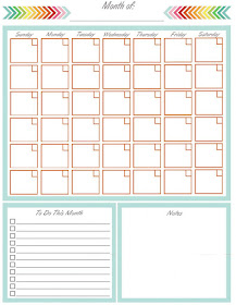 free blank calendar