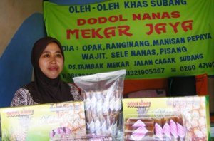 Wajit nanas oleh - oleh khas Subang