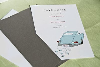 Tarjetas de Boda con Autos