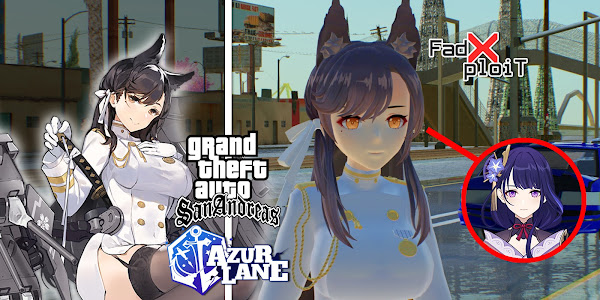 GTA SA IJN Atago from Azur Lane