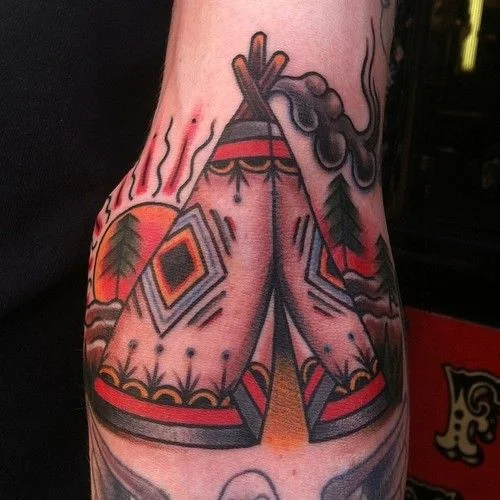 tatuajes Tepee Indio