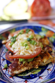 Paprika Chicken with Chile Sour Cream- simplelivingeating.com