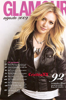 Hilary Duff Does Glamour Mexico Magazine