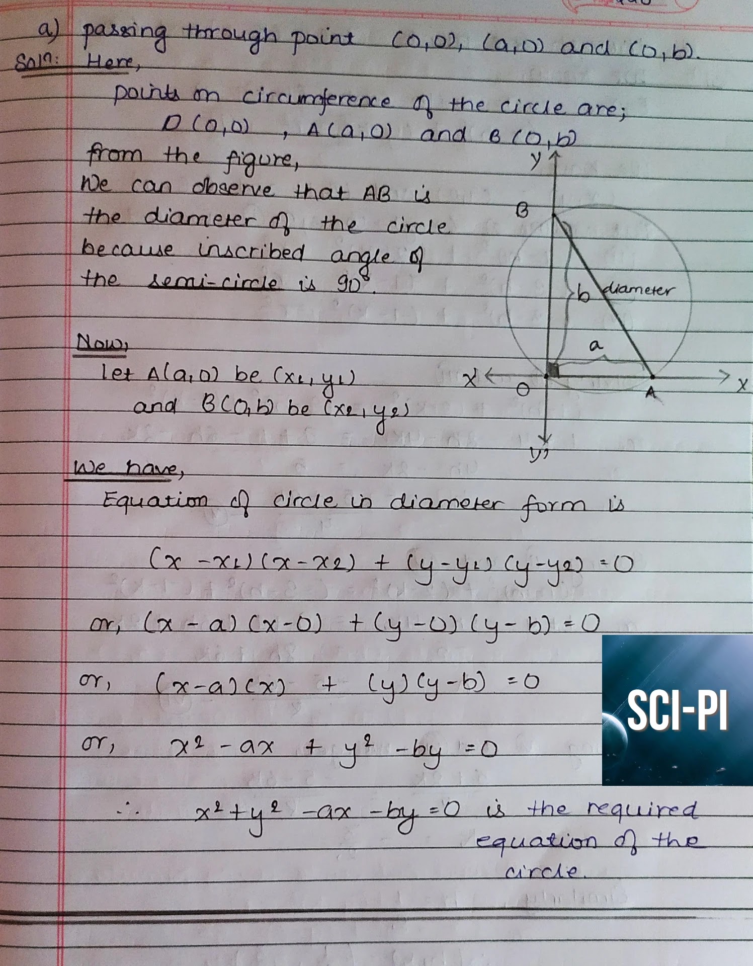 Basic Mathematics Grade 11 Circle Exercise 1 All Solutions