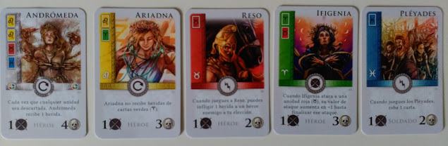 Cartas de Héroe Batalla por el Olimpo