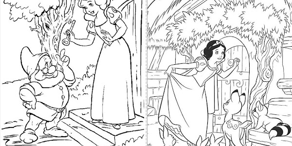 Imagens Para Colorir Da Branca De Neve