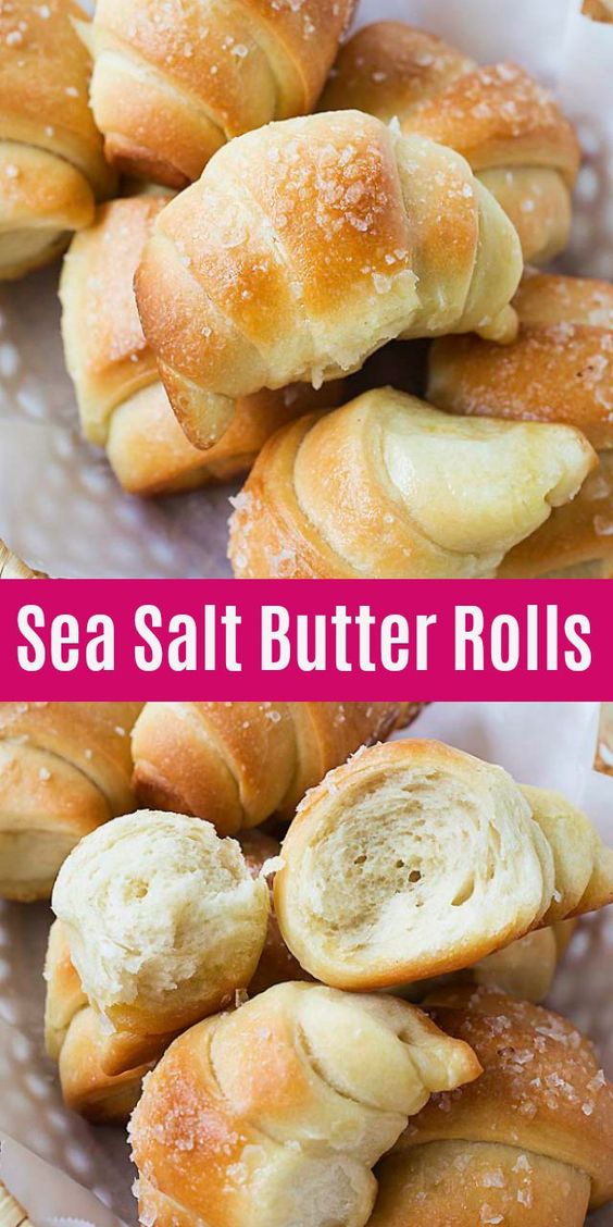  the best and softest butter rolls recipe ever! Topped with sea salt, these homemade butter rolls are easy to make and fail-proof. Get baking with the KitchenAid Deluxe 4.5 Quart Stand Mixer, only at @Walmart!