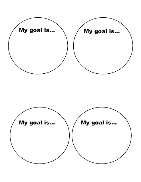 Setting goals template