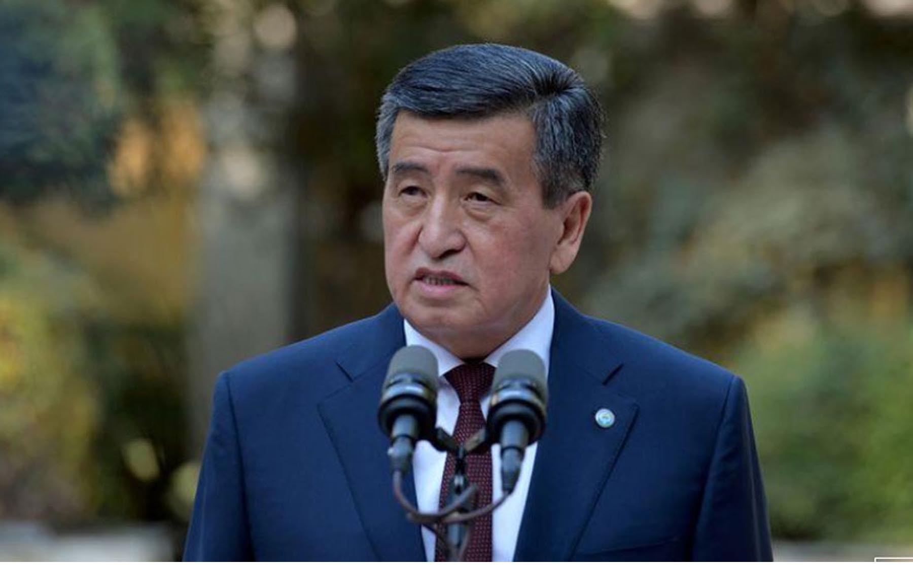 Kyrgyz president quits; prime minister, newly sprung from jail, takes over