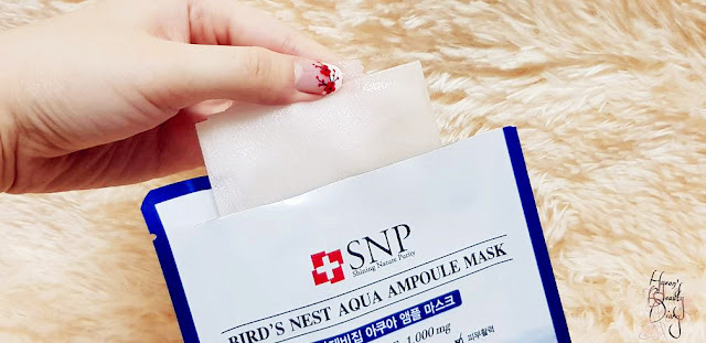 Review; SNP's Bird's Nest Aqua Ampoule Mask