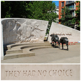 Animals in War Memorial, Park Lane, London