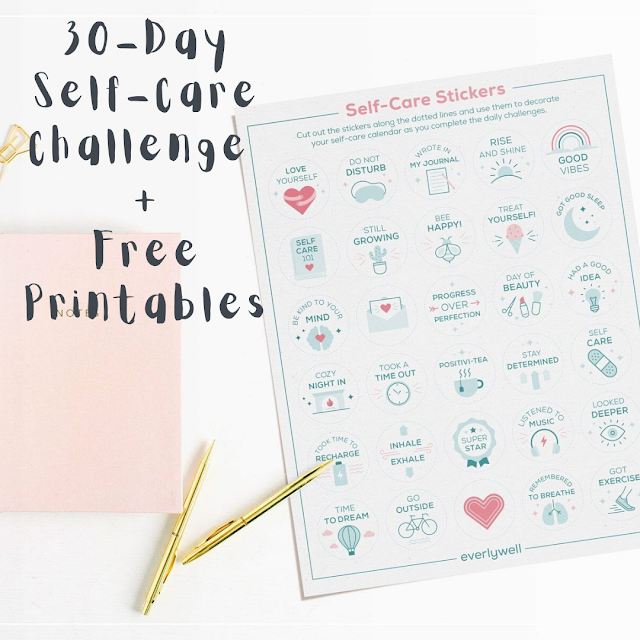 30-Day Self-Care Challenge + Free Printables