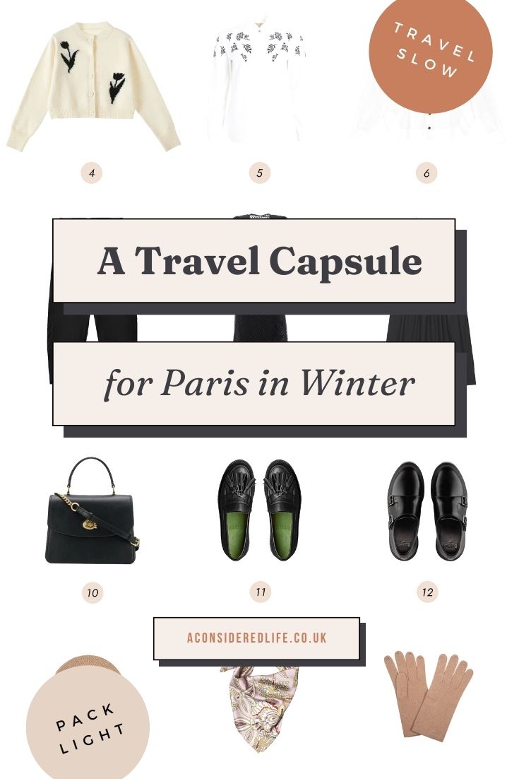 A Winter Travel Capsule for Paris