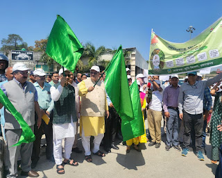FLAGGED-OFF-TO-RAALY-FOR-AWARENESS-FOR-MILLETE-USED