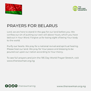 World Prayer Stretch Day 16: Prayers for Belarus