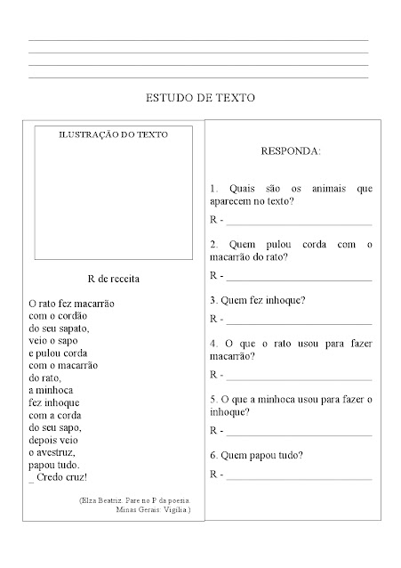 estudo de poesia, ler e localizar informações explícitas no texto