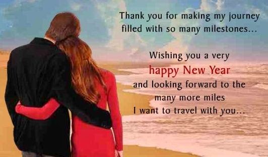   Thank you for making my journey filled with so many milestones.... Wishing you a very happy New Year and looking forward to the many more miles. I want to travel with you..