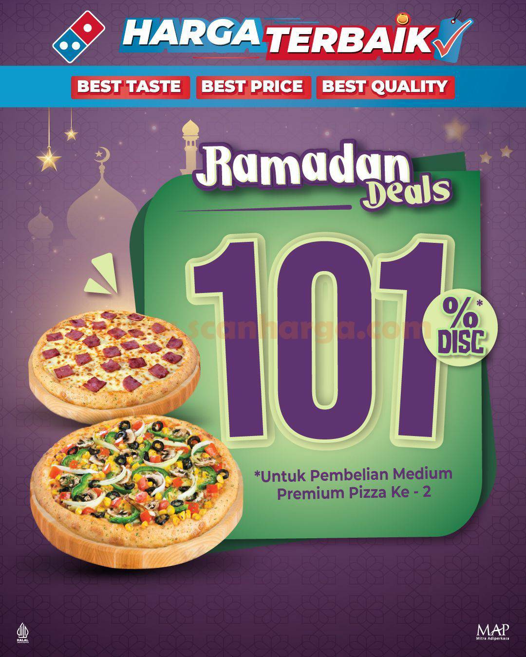Promo Dominos Pizza Ramadan Deals Dison 101% Pizza Ke-2