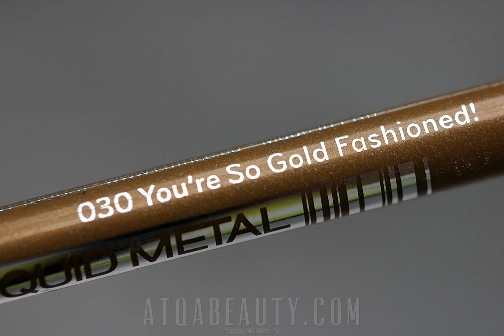 Catrice • Liquid Metal Gel Eye Pencil • 030 You're So Gold Fashioned!