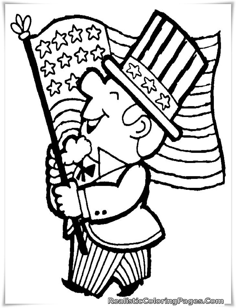 fourth of july coloring pages