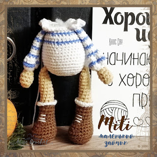 Мити маленький зайчик вязаный крючком crochet little bunny