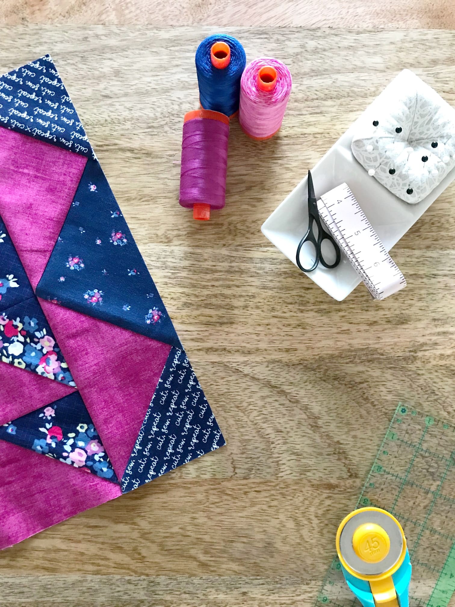 Time Lapse Quilt Block Pattern