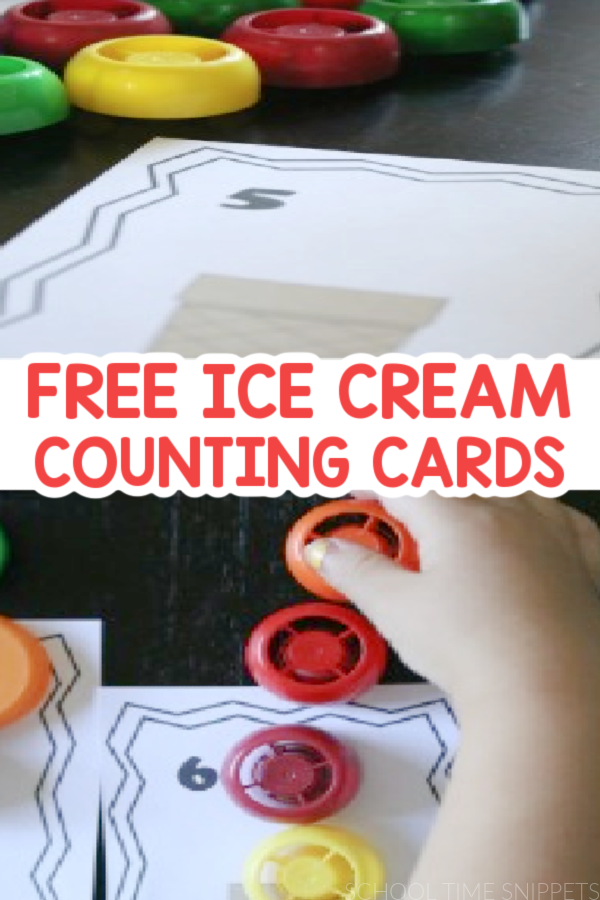 ICE CREAM COUNTING PRINTABLES