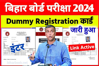 Bihar Board 12th Dummy Registration Card 2024 Download Link – How To Check Date  Bihar Board Inter Dummy Registration Card 2024