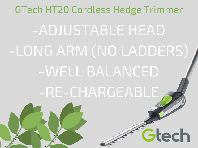 Mr Bishop reviews the GTech HT20 Cordless Hedge Trimmer